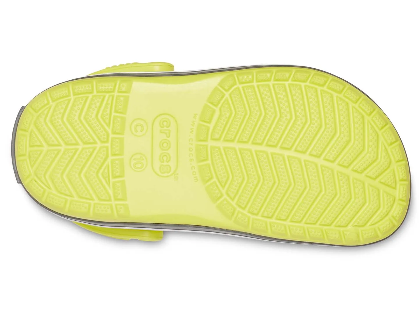 Sandalias Crocs Crocband Amarillo Para Niño