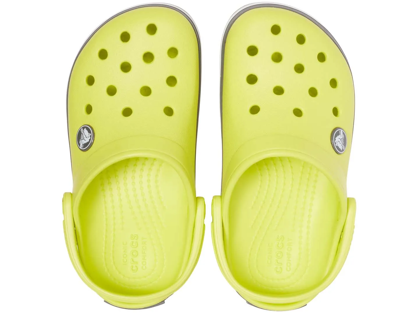 Sandalias Crocs Crocband Amarillo Para Niño