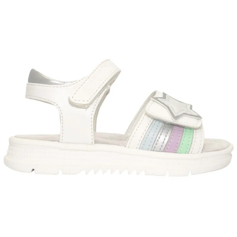 Sandalias para niñas blancas