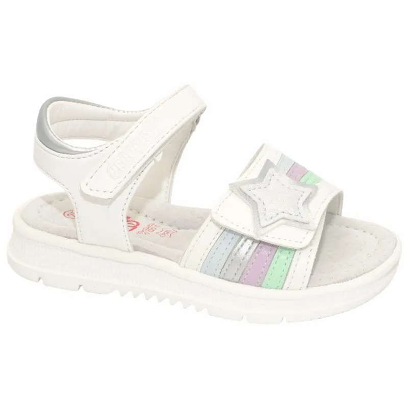 Sandalias para niñas blancas