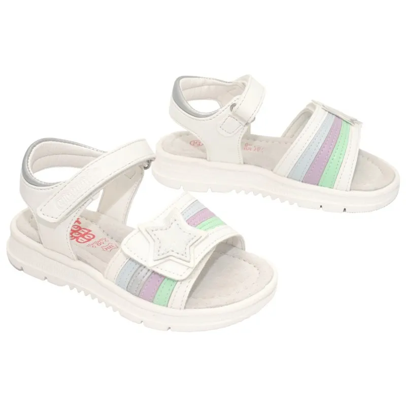 Sandalias para niñas blancas
