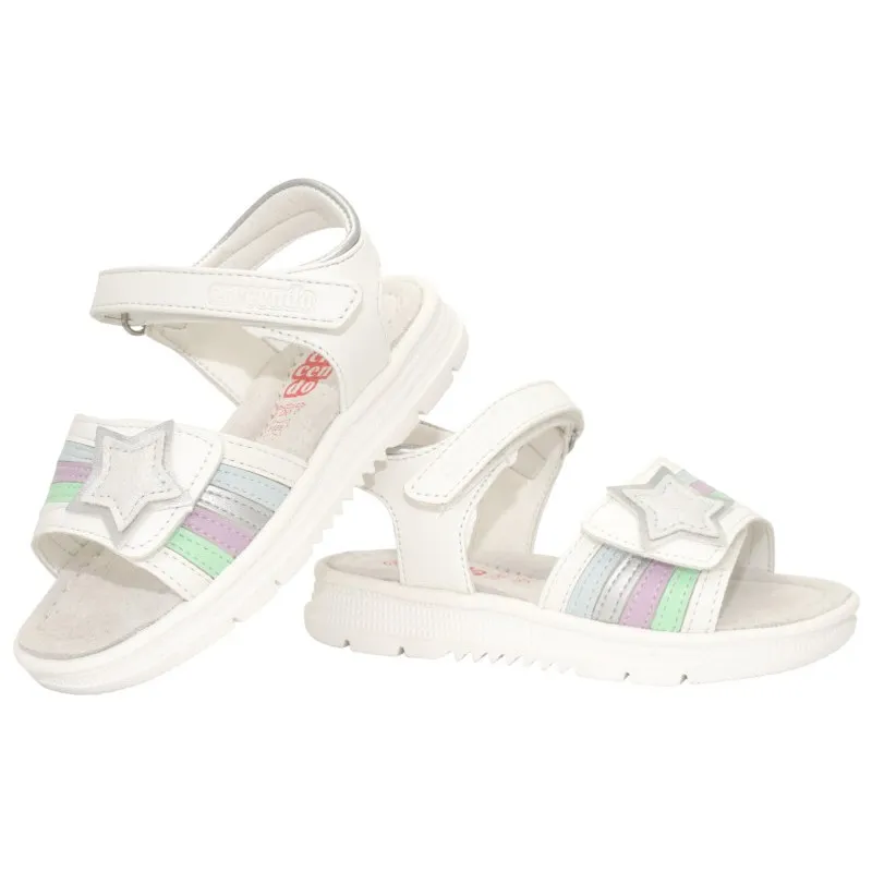 Sandalias para niñas blancas