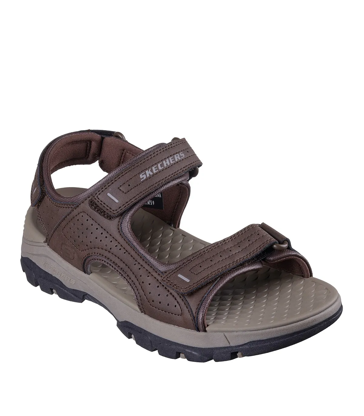SANDALIAS SKECHERS HOMBRE SKECHERS TRESMEN  GARO MARRON