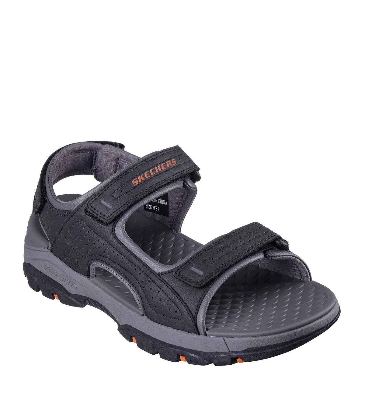 SANDALIAS SKECHERS HOMBRE SKECHERS TRESMEN  GARO NEGRO