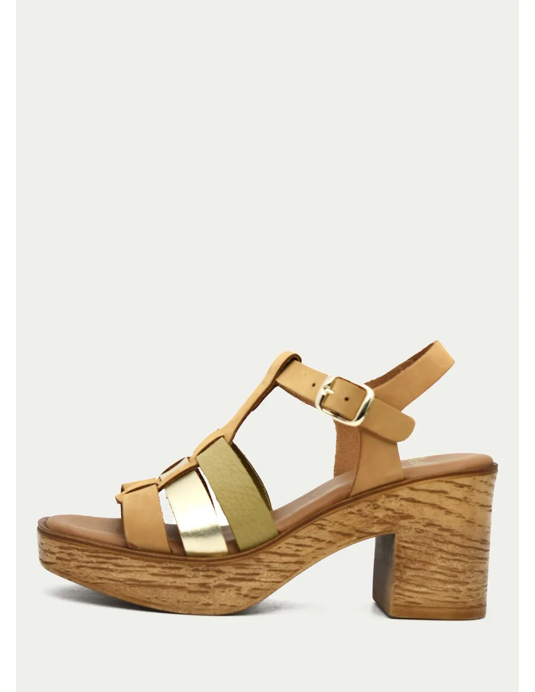 SANDALIAS STUDIO SCARPE 37647 CAMEL 