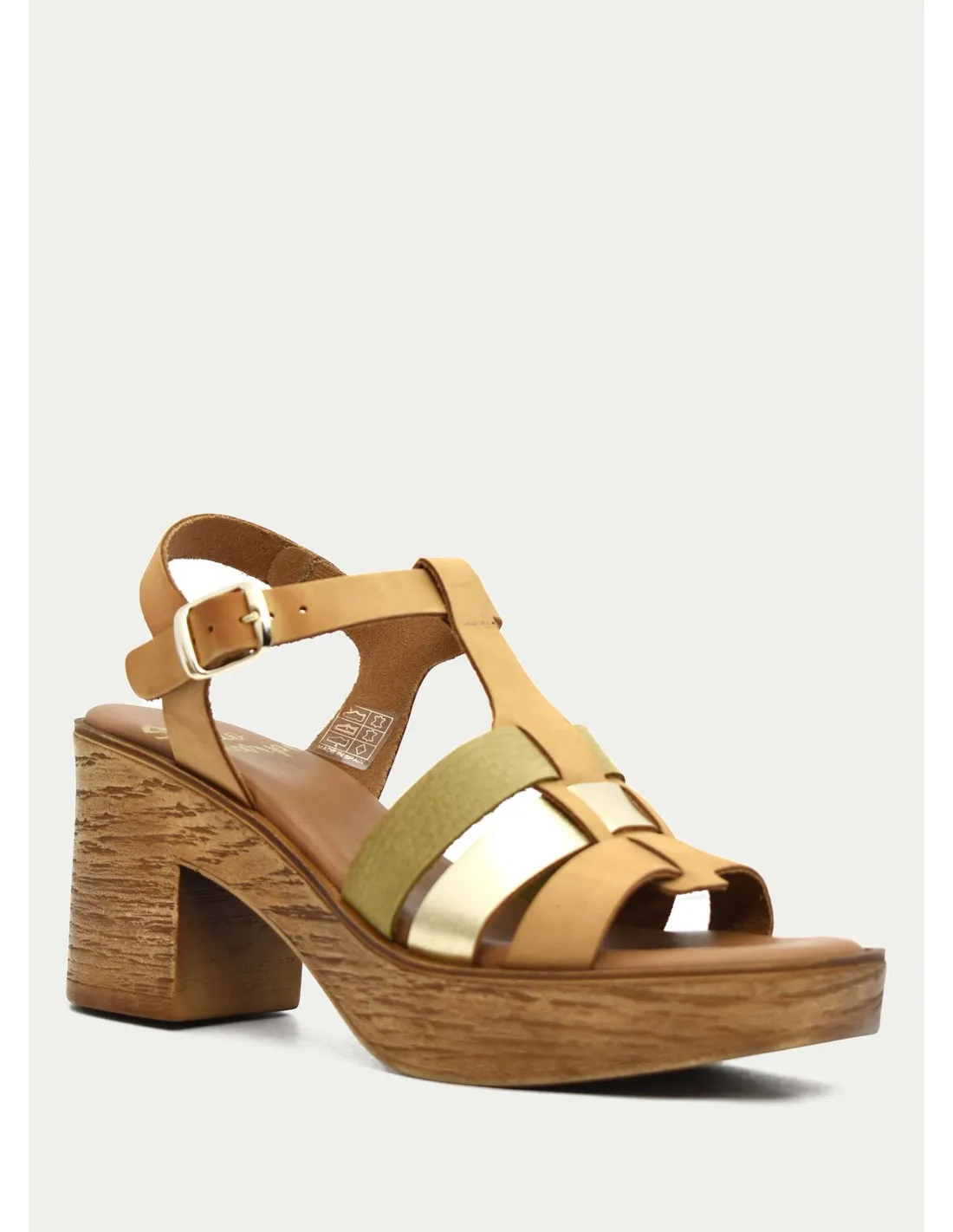 SANDALIAS STUDIO SCARPE 37647 CAMEL 