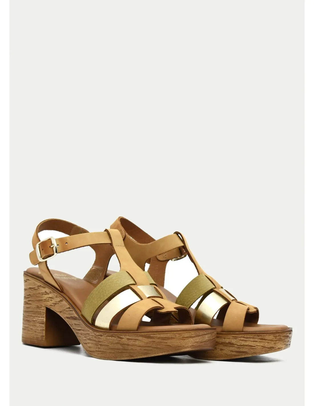 SANDALIAS STUDIO SCARPE 37647 CAMEL 