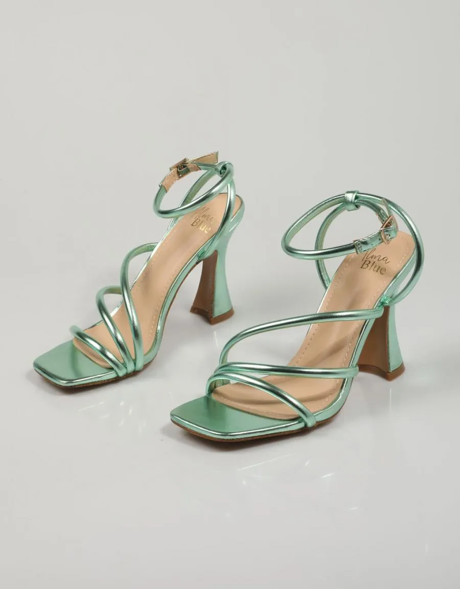  sandals ALMA BLUE Bl en Green 82522