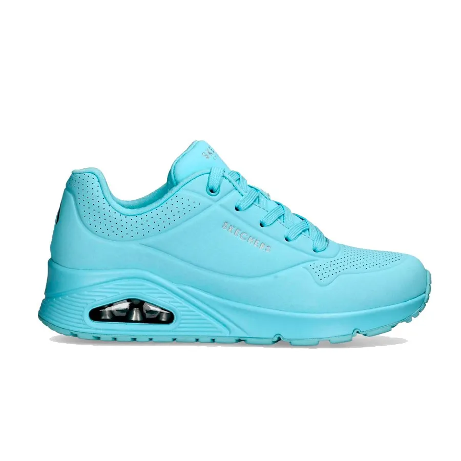 SKECHERS MUJER UNO STAND ON AIR AZUL 73690/LTBL