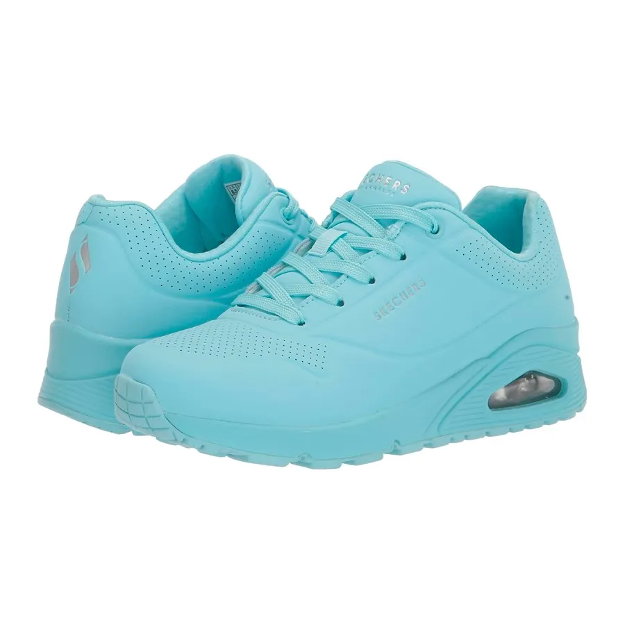 SKECHERS MUJER UNO STAND ON AIR AZUL 73690/LTBL
