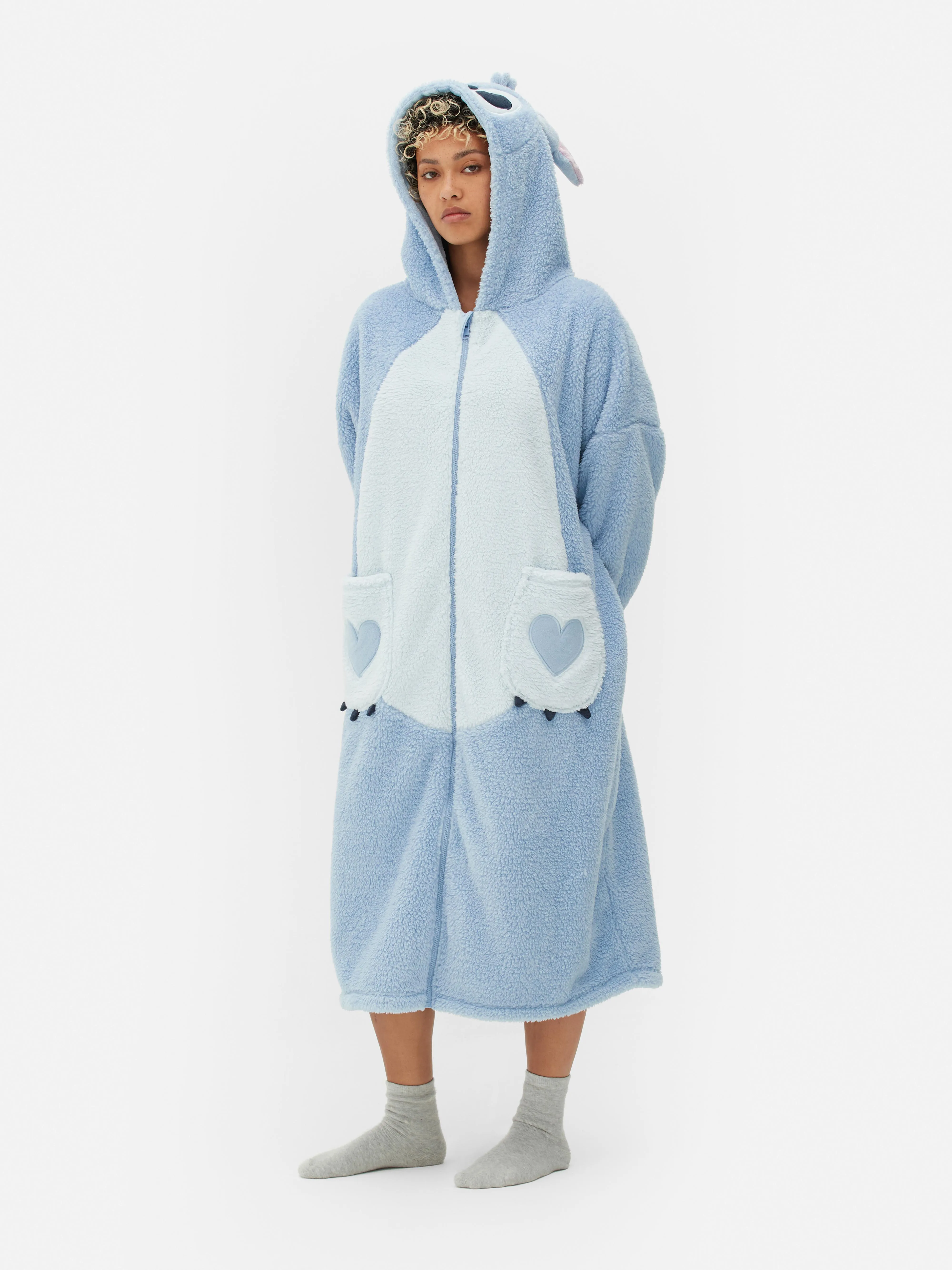 Snuddie largo para mujer de Stitch de Disney