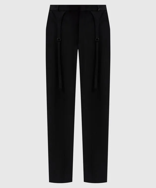 SSHEENA Black pants with wool