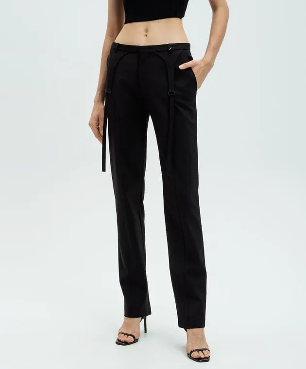 SSHEENA Black pants with wool