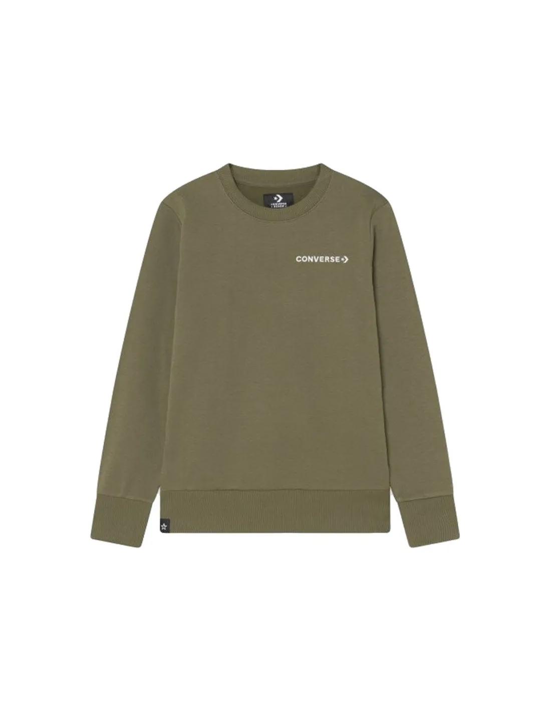 Sudadera Converse Wordamark beige Niño