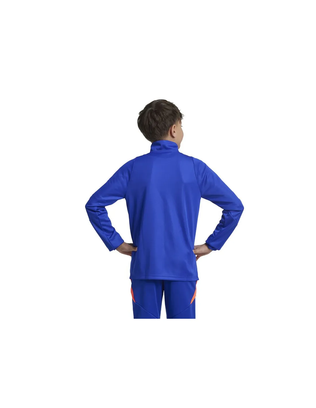 Sudadera de Fútbol adidas Tiro24 Training Infantil Azul/Blanco