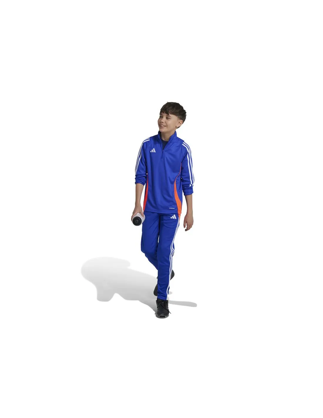 Sudadera de Fútbol adidas Tiro24 Training Infantil Azul/Blanco