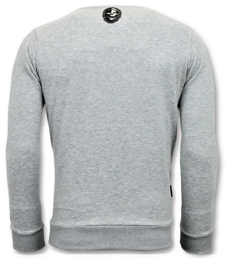SUDADERA DE HOMBRE  PABLO ESCOBAR EL PATRON  GRIS
