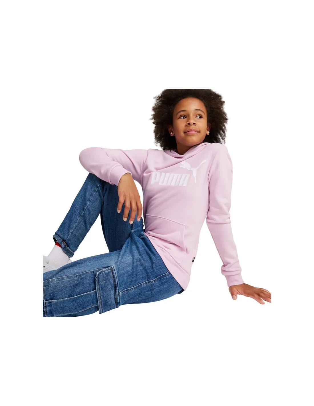 Sudadera Puma Essentials Infantil Lila