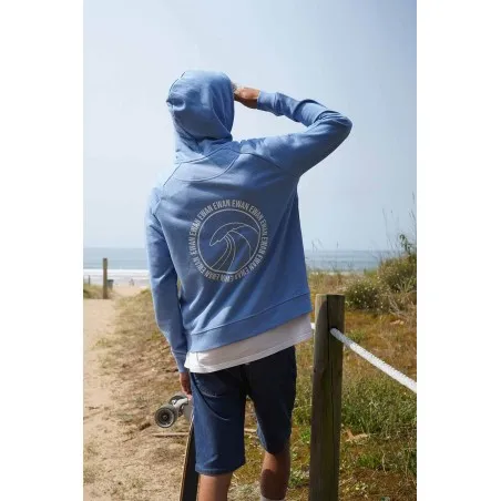 Sudadera Seawindow Mid Heather Blue 