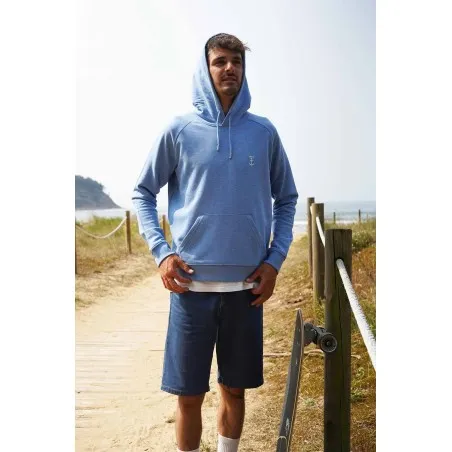 Sudadera Seawindow Mid Heather Blue 