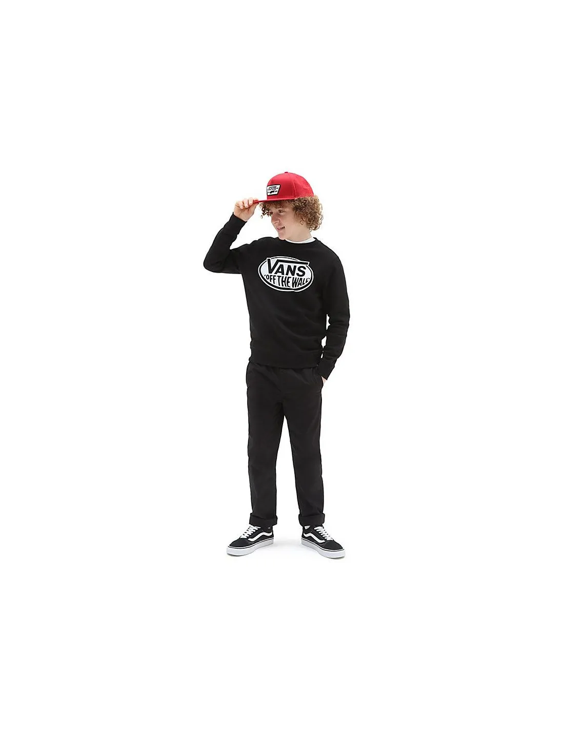 Sudadera Vans Classic Off The Wall Black Unisex