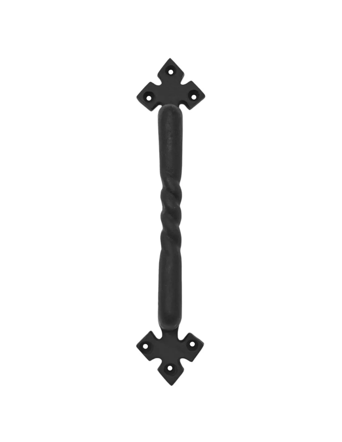 Tirador de puerta medieval en forja