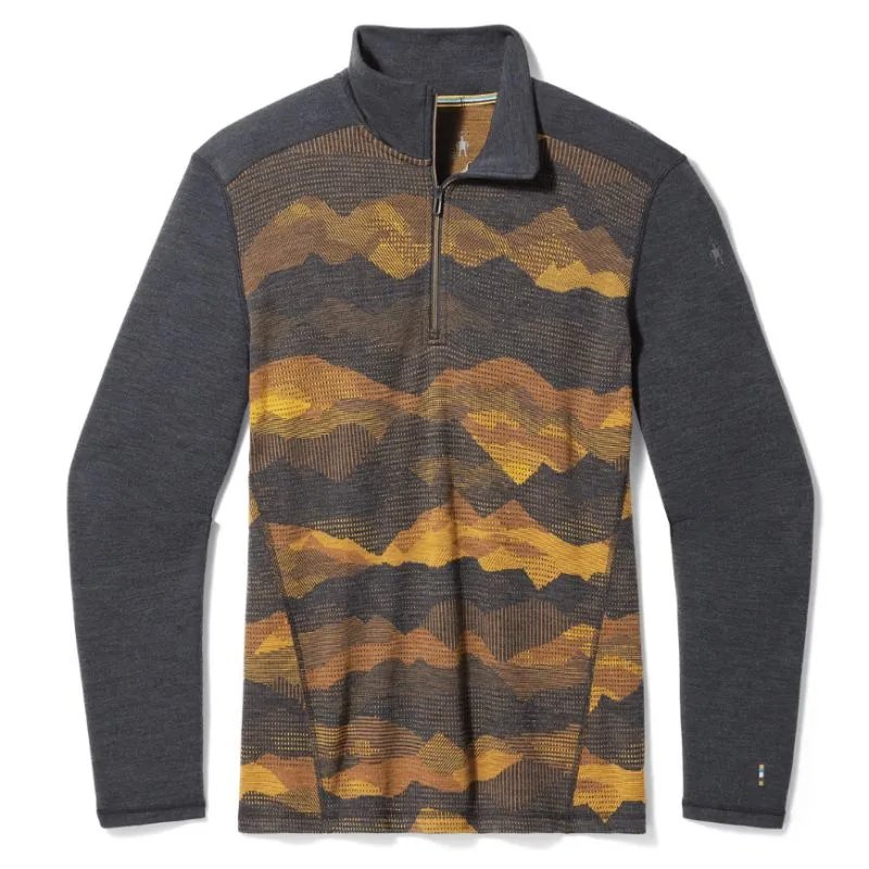 Top básico de hombre Smartwool Classic Thermal Merino (Charcoal/Mountain scape)