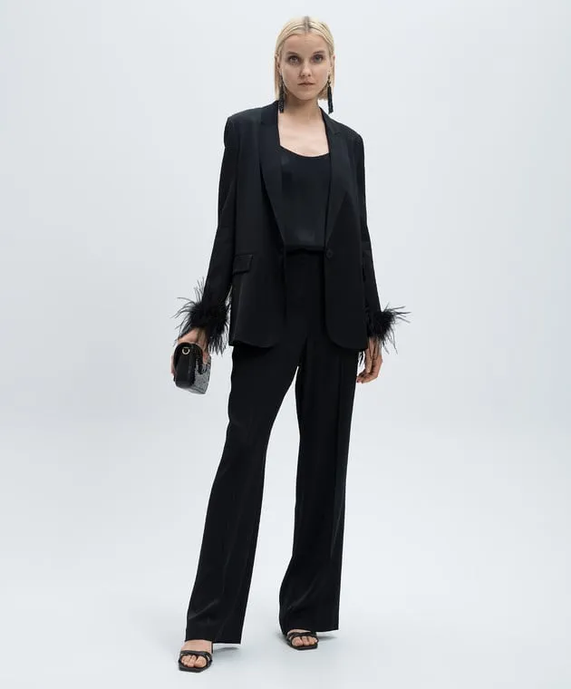 Twinset Black pants with logo