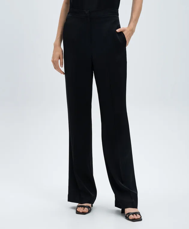 Twinset Black pants with logo