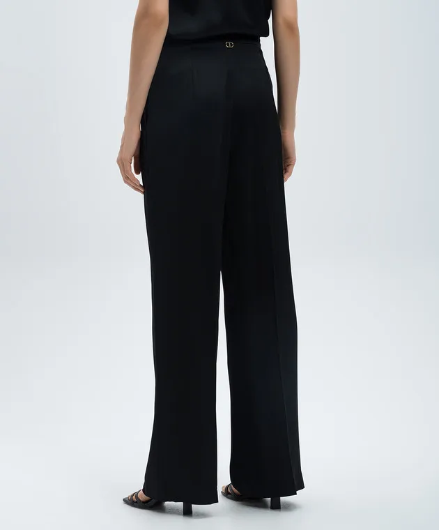Twinset Black pants with logo
