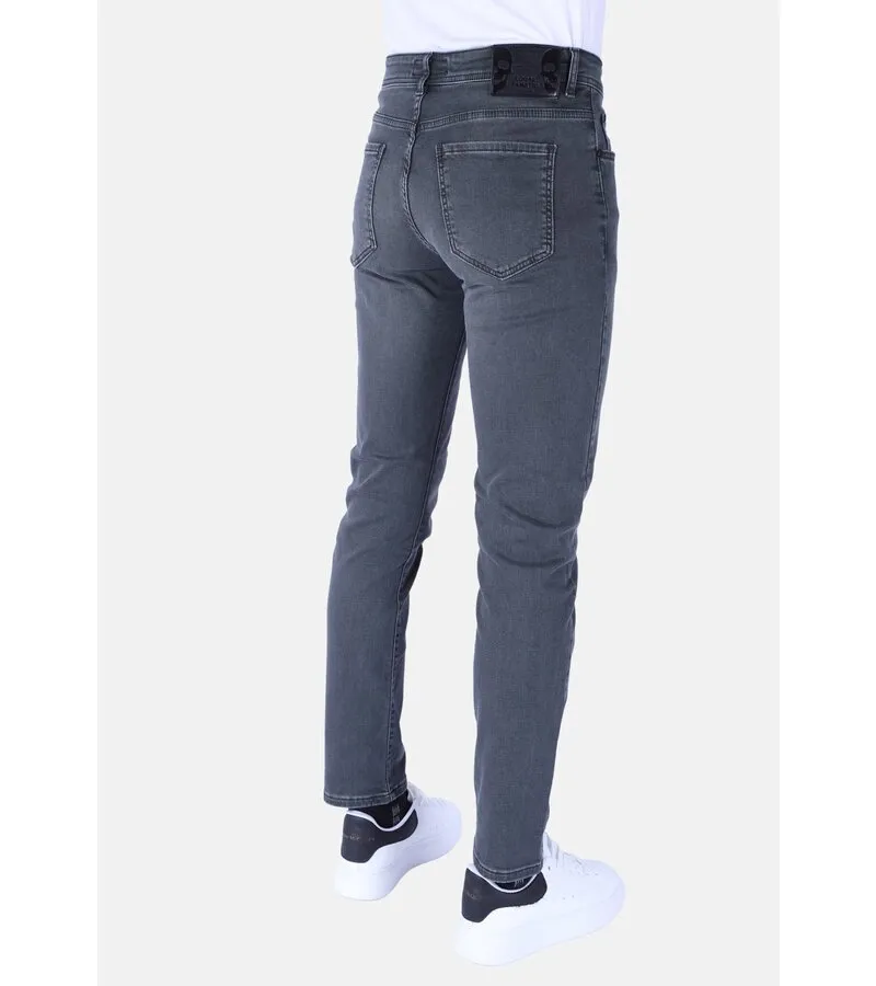 VAQUERO SUPERELáSTICO REGULAR FIT PARA HOMBRE  DP55  GRIS/VERDE