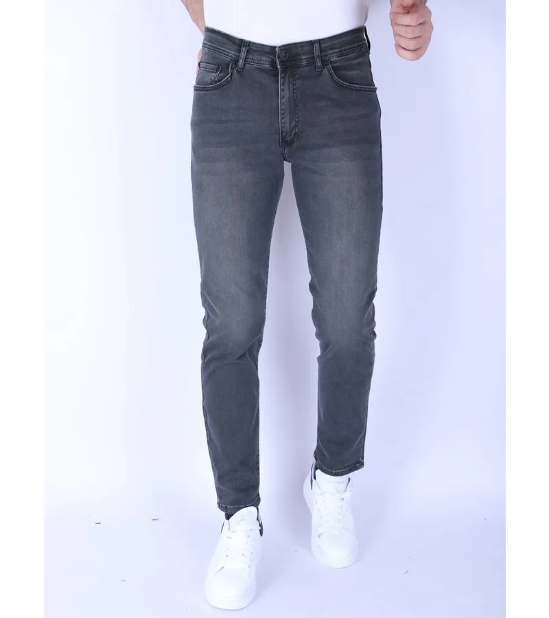 VAQUERO SUPERELáSTICO REGULAR FIT PARA HOMBRE  DP55  GRIS/VERDE