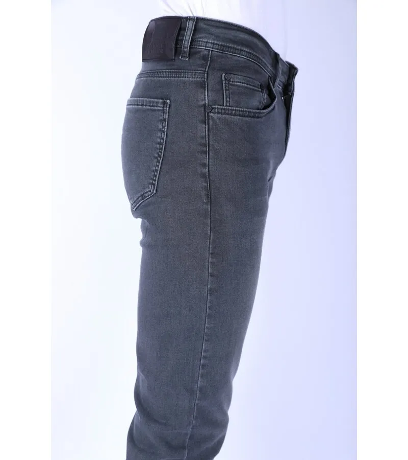 VAQUERO SUPERELáSTICO REGULAR FIT PARA HOMBRE  DP55  GRIS/VERDE