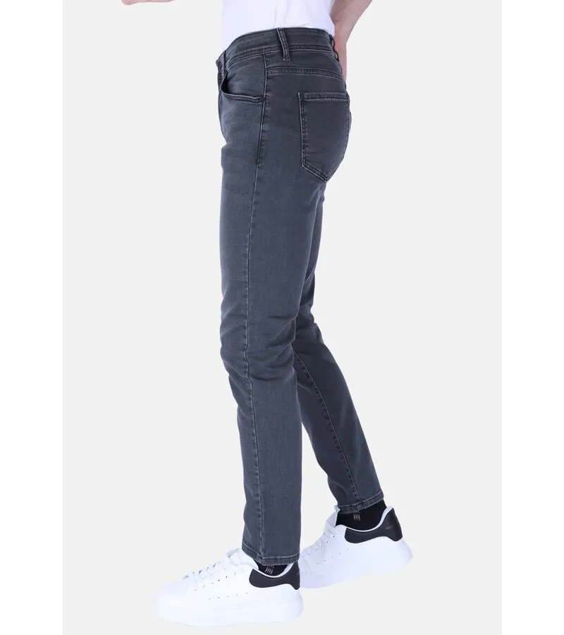VAQUERO SUPERELáSTICO REGULAR FIT PARA HOMBRE  DP55  GRIS/VERDE