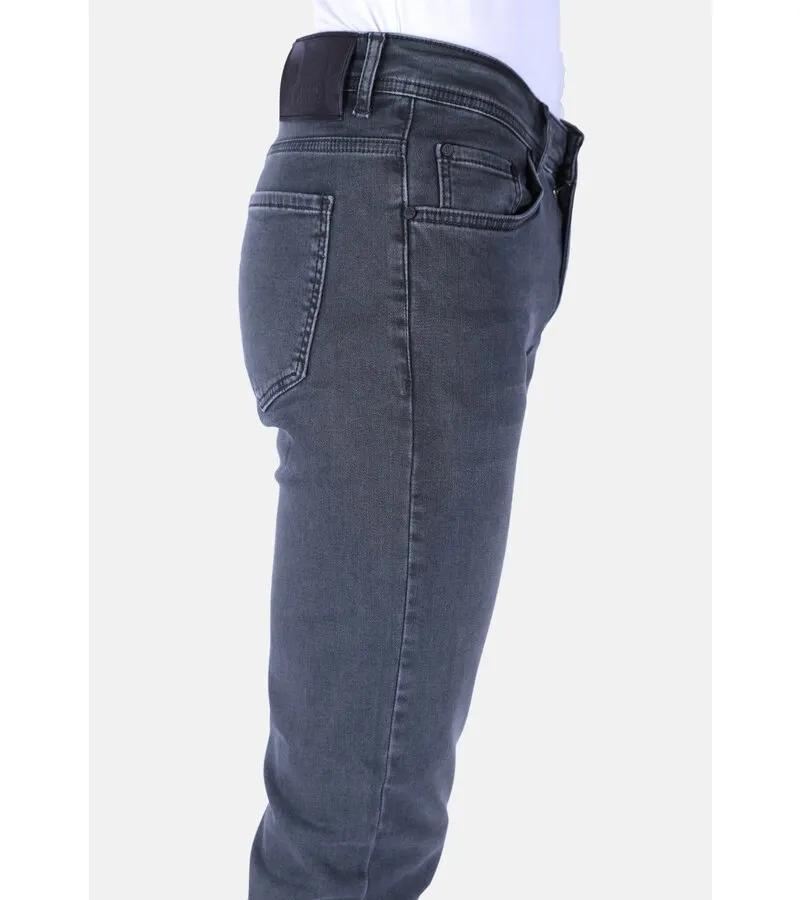 VAQUERO SUPERELáSTICO REGULAR FIT PARA HOMBRE  DP55  GRIS/VERDE