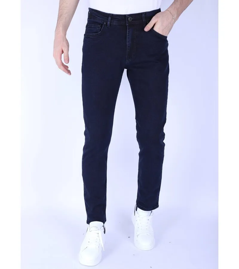 VAQUEROS DE CORTE RECTO SUPERELáSTICOS PARA HOMBRE  DP56  AZUL