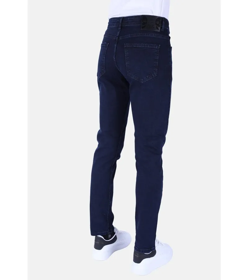 VAQUEROS DE CORTE RECTO SUPERELáSTICOS PARA HOMBRE  DP56  AZUL