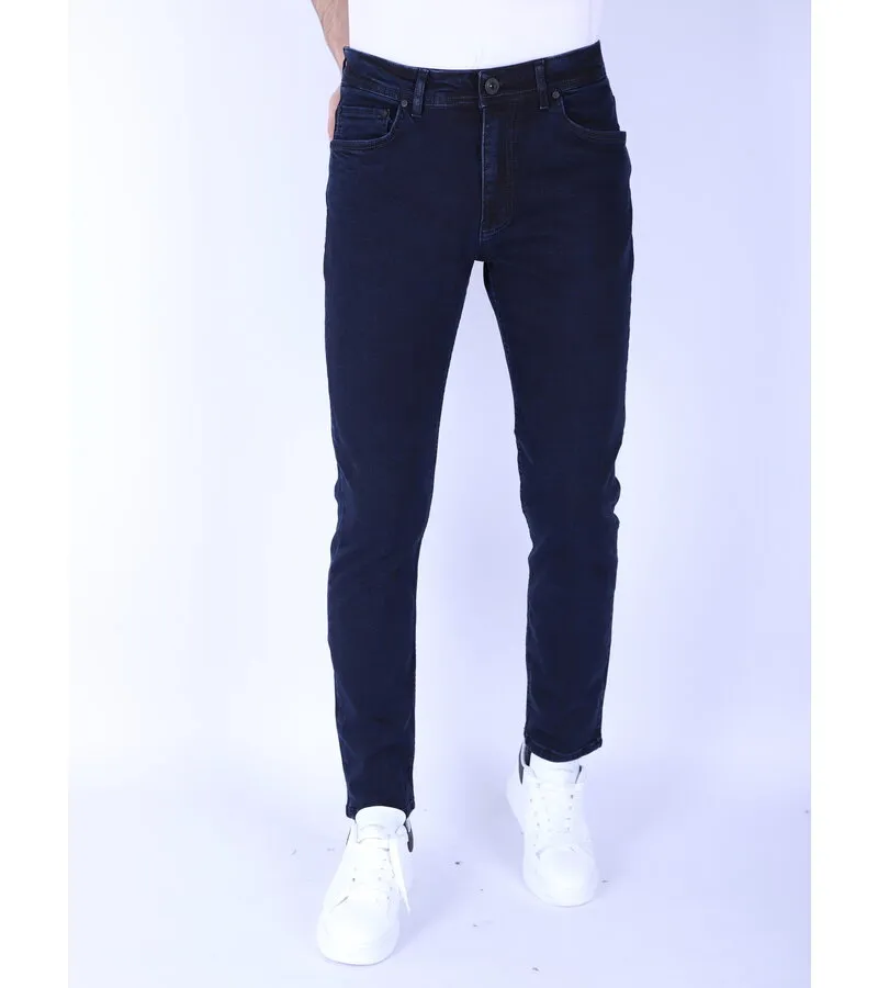 VAQUEROS DE CORTE RECTO SUPERELáSTICOS PARA HOMBRE  DP56  AZUL