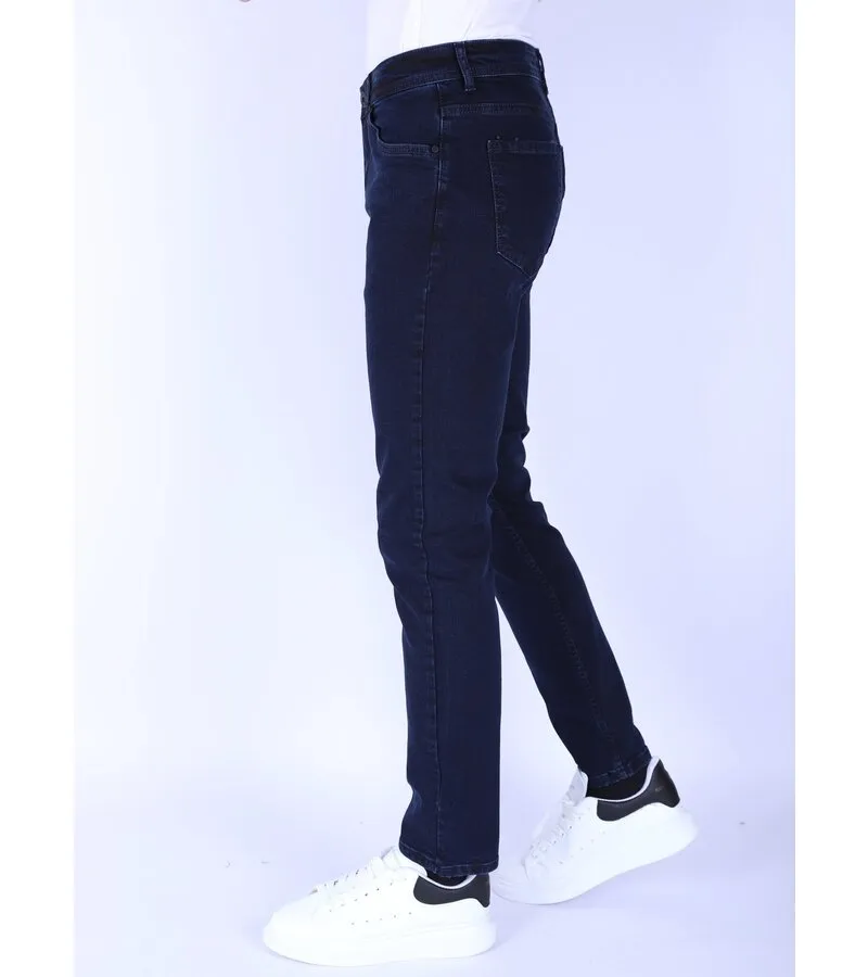 VAQUEROS DE CORTE RECTO SUPERELáSTICOS PARA HOMBRE  DP56  AZUL