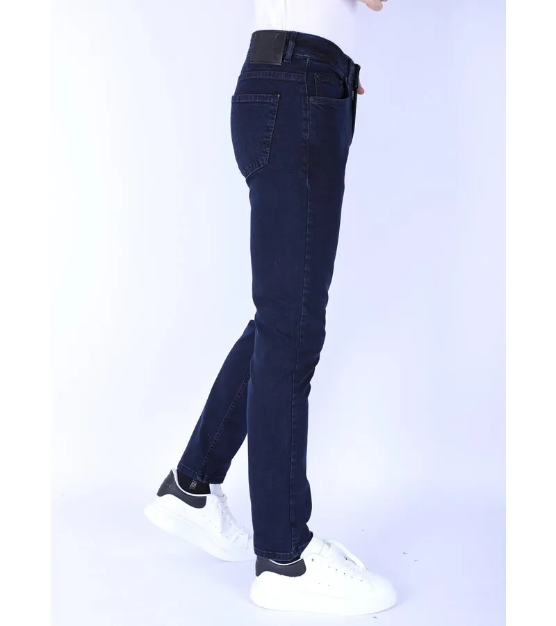 VAQUEROS DE CORTE RECTO SUPERELáSTICOS PARA HOMBRE  DP56  AZUL