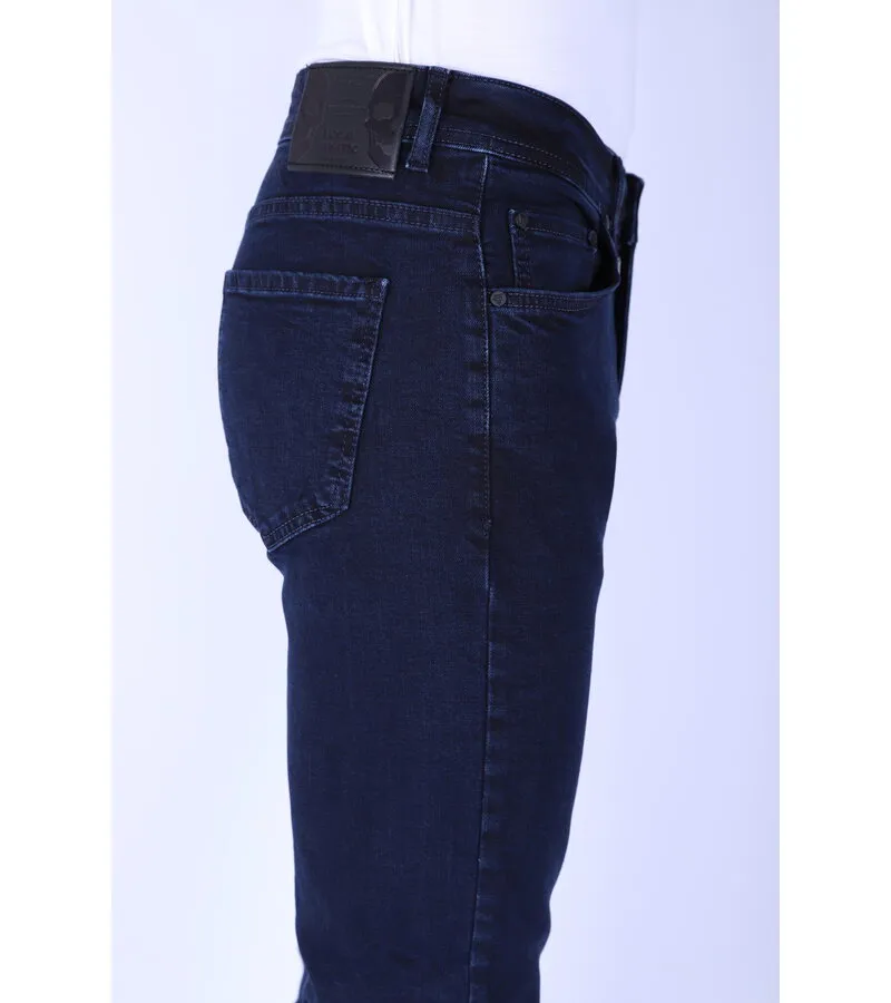 VAQUEROS DE CORTE RECTO SUPERELáSTICOS PARA HOMBRE  DP56  AZUL
