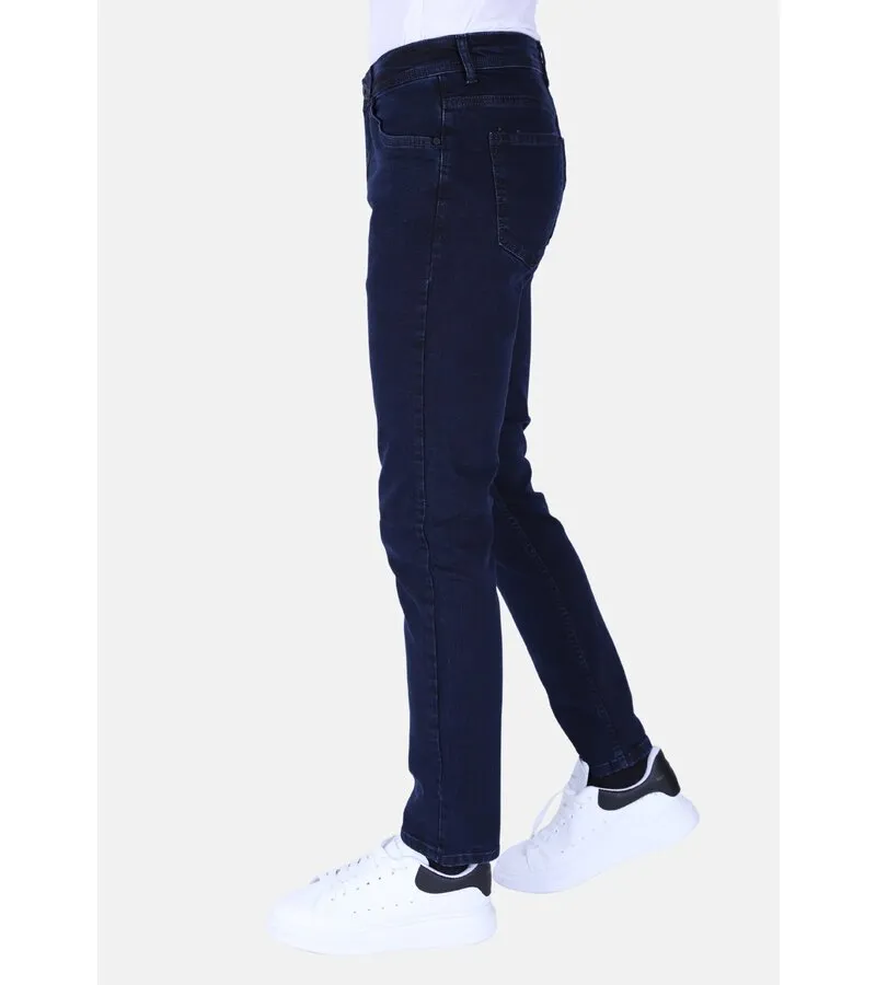 VAQUEROS DE CORTE RECTO SUPERELáSTICOS PARA HOMBRE  DP56  AZUL