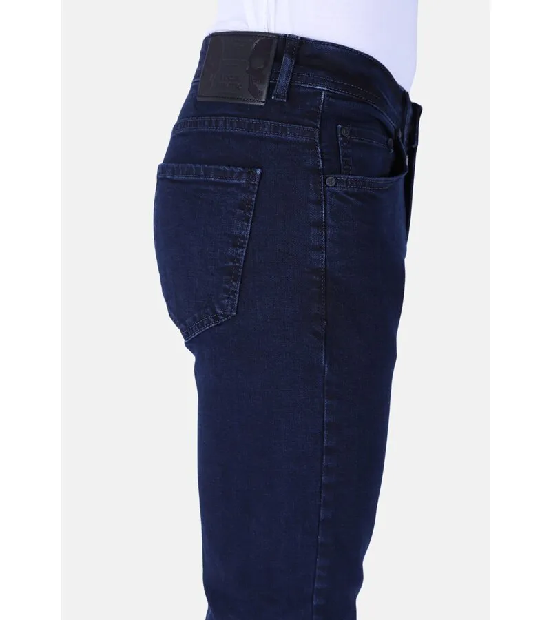 VAQUEROS DE CORTE RECTO SUPERELáSTICOS PARA HOMBRE  DP56  AZUL