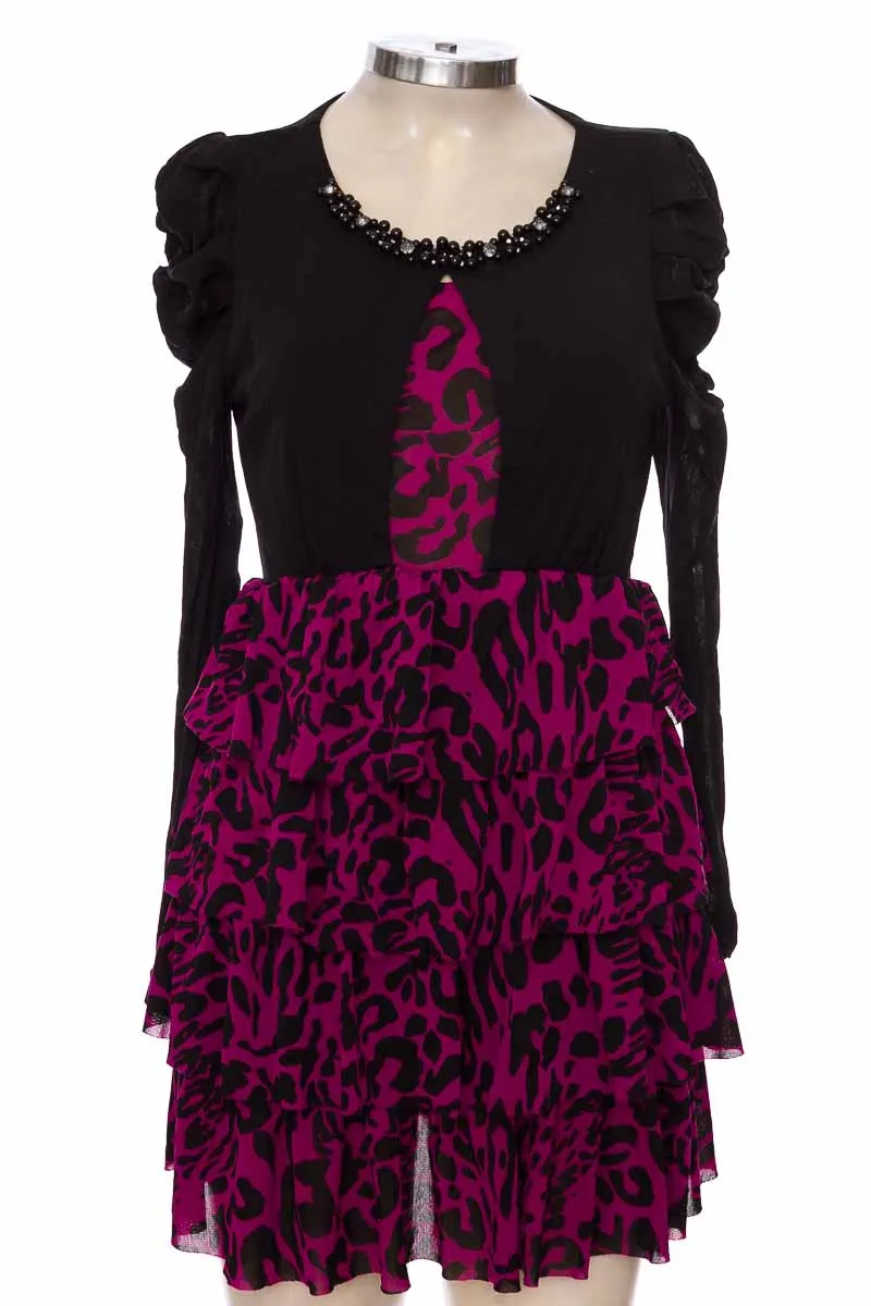 VESTIDO / ENTERIZO COLOR NEGRO  ECOLOUR