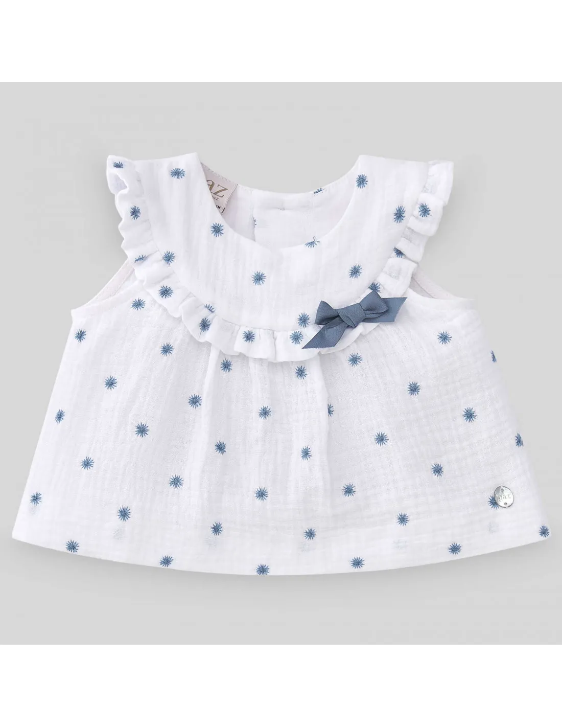 Vestido con cubrepañal para bebé niña Ceo de Paz Rodríguez