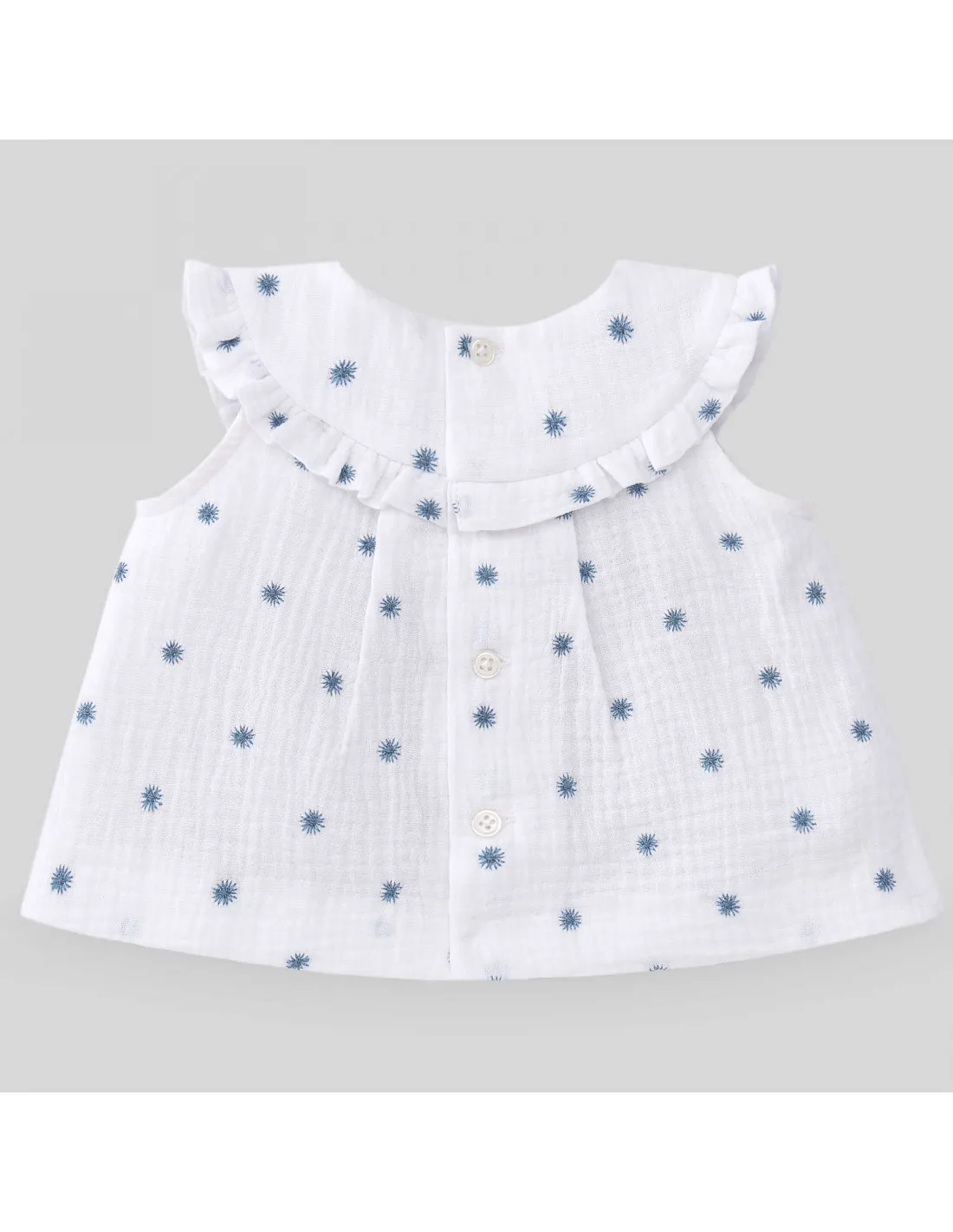 Vestido con cubrepañal para bebé niña Ceo de Paz Rodríguez