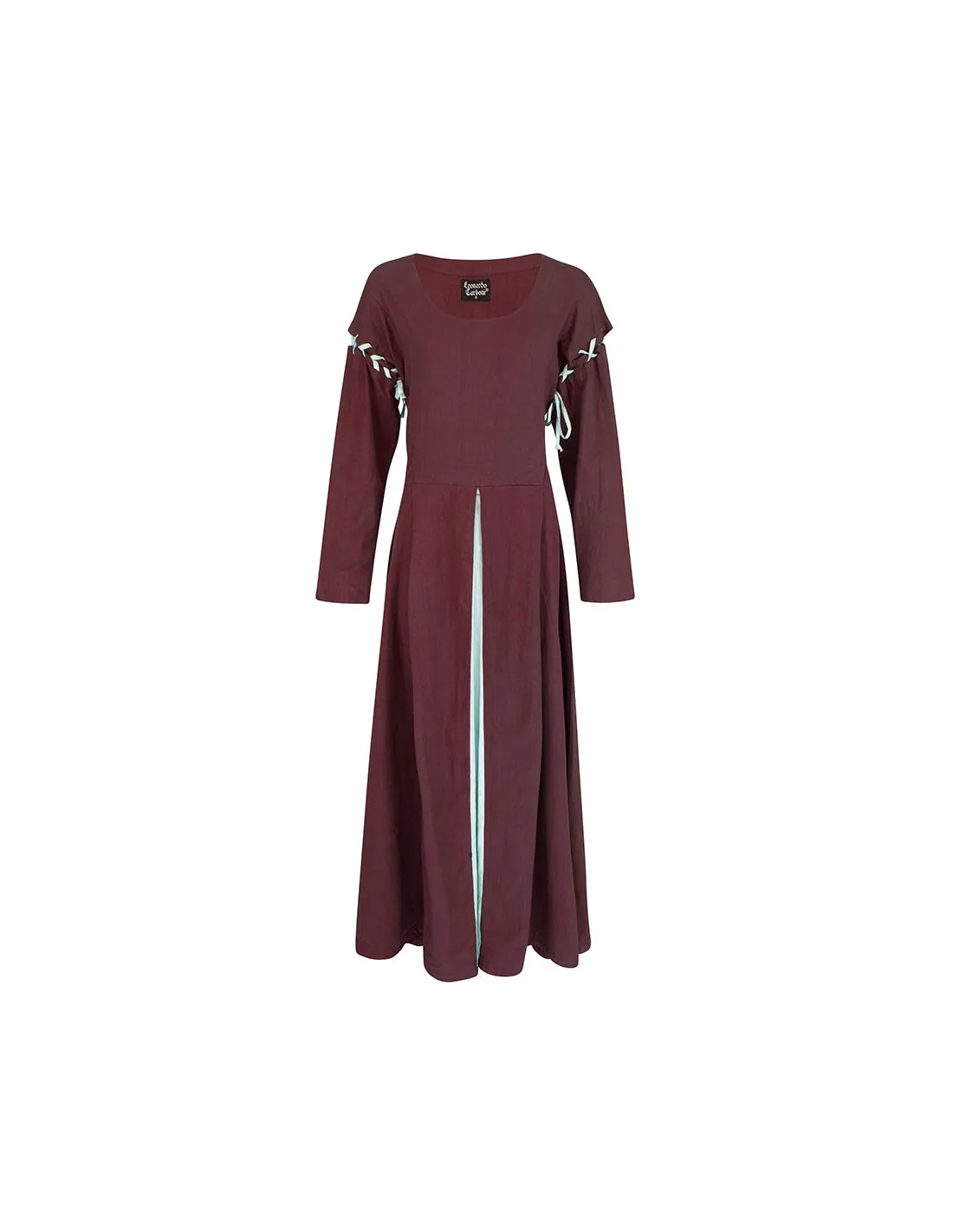 VESTIDO MEDIEVAL ROJOBLANCO MODELO LARINA