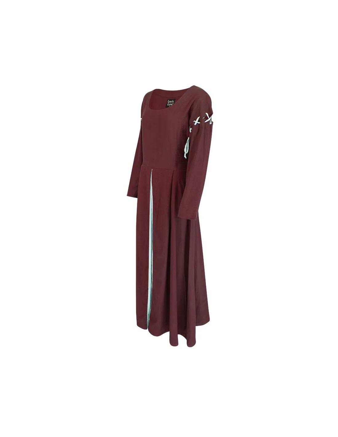 VESTIDO MEDIEVAL ROJOBLANCO MODELO LARINA
