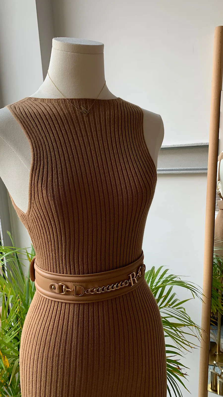 Vestido Punto Camel Fresh