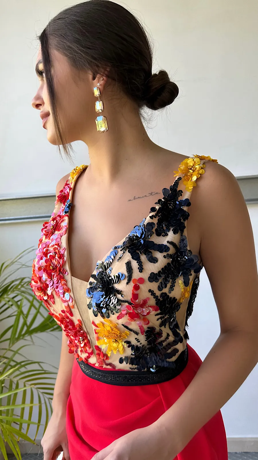 Vestido Rojo Luxury Corte Sirena